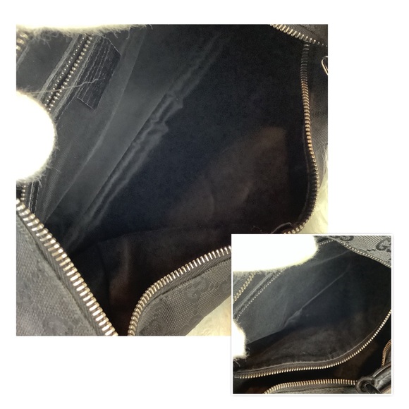 🖤❤️🔥 GUCCI Monogram Medium Horsebit Chain Hobo Black🖤 - Picture 7 of 11